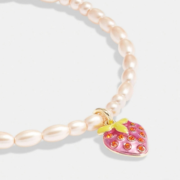 New! Coach Strawberry 🍓 Stretch Bracelet - Picture 2 of 3